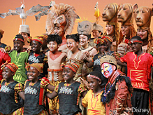 『ライオンキング』東京公演に「アフリカンチルドレンズクワイヤー」の皆さんが来場しました！