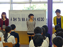 全国ツアーでも「美しい日本語の話し方教室」が行われています！