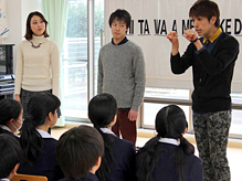 『はだかの王様』出演俳優が、長崎市で「美しい日本語の話し方教室」を実施しました