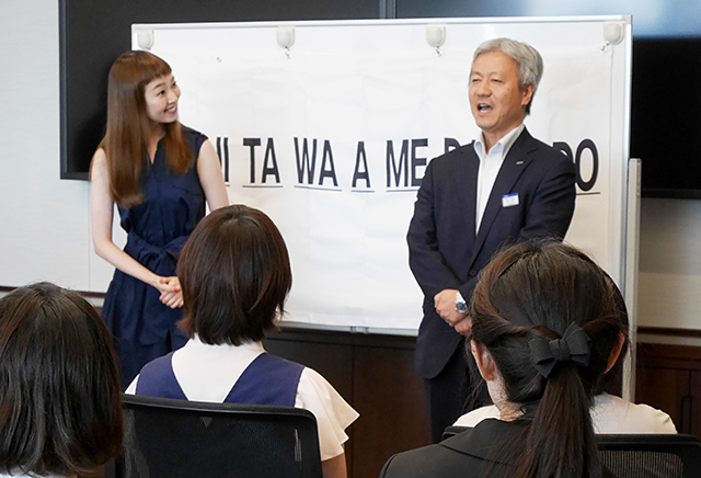 みずほ銀行で『美しい日本語の話し方教室』を実施しました