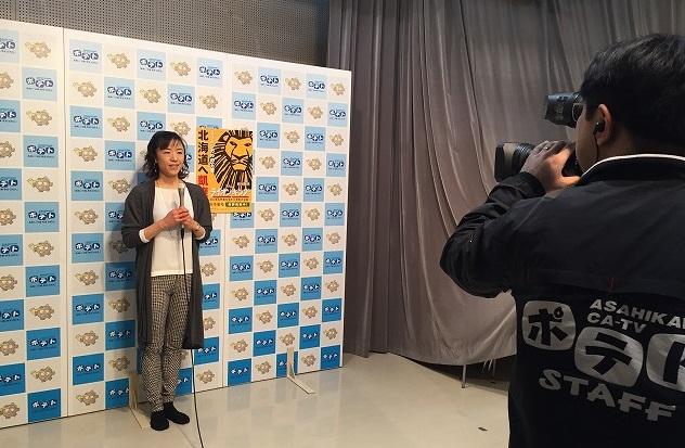 『ライオンキング』札幌公演に向け、劇団員らが北海道でＰＲ活動を行いました