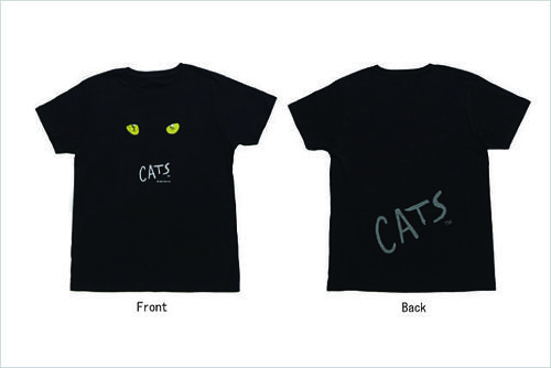 劇団四季 ミュージカル CATS キャッツ ボア ロゴ tシャツ M