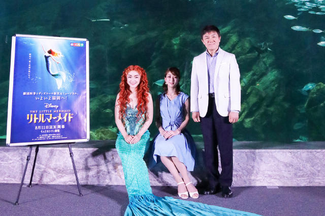 福岡の水族館「マリンワールド海の中道」に、『リトルマーメイド』キャストが登場しました！