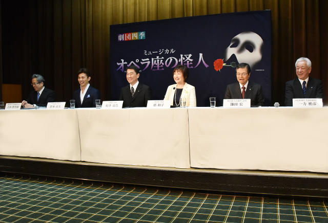 【写真追加】『オペラ座の怪人』仙台公演の製作発表会見が行われました