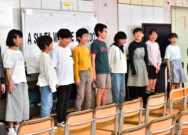 たくさんの児童が前に出て課題にチャレンジしてくれました