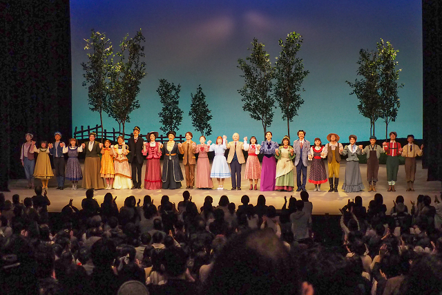『赤毛のアン』京都公演千秋楽カーテンコールの様子