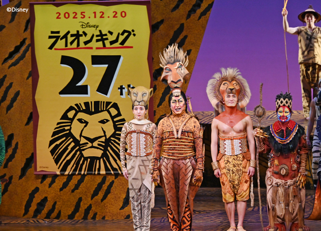 カンパニーを代表し、スカー役・北澤裕輔がお客様へご挨拶