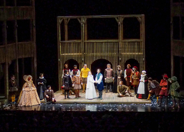 『恋におちたシェイクスピア』京都公演初日カーテンコールの様子