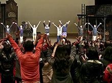 ミュージカル『クレイジー・フォー・ユー』大阪公演にて「リハーサル見学会」が行われました