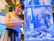 『リトルマーメイド』アリエル役のひとり松元恵美が、名古屋でPR活動を行いました！